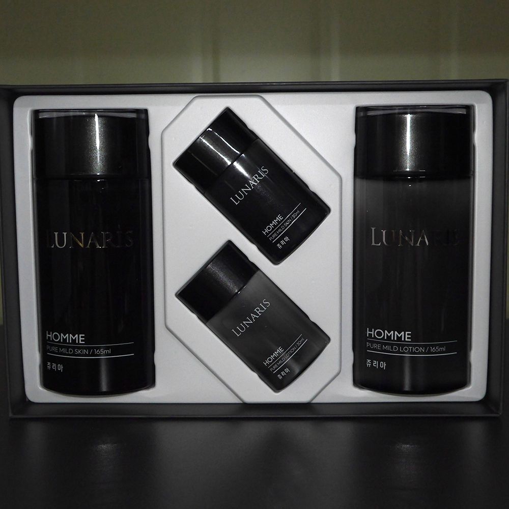 AJRBVXQZ Green Tea Extract Men's Cosmetic Set Homme 2-piece set