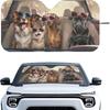 Fashion Cat Car Window Shades Foldable Car Windshield Sunshades Automotive Windshield Sunshades Keep Cool UV Rays Protection for Most Sedan Truck Van