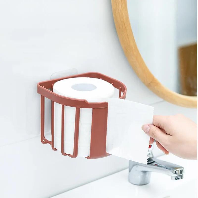 Punch-free Toilet Paper Rack Toilet Tissue Box Wall-mounted Toilets Toilets Paper Holder Roll Paper Box