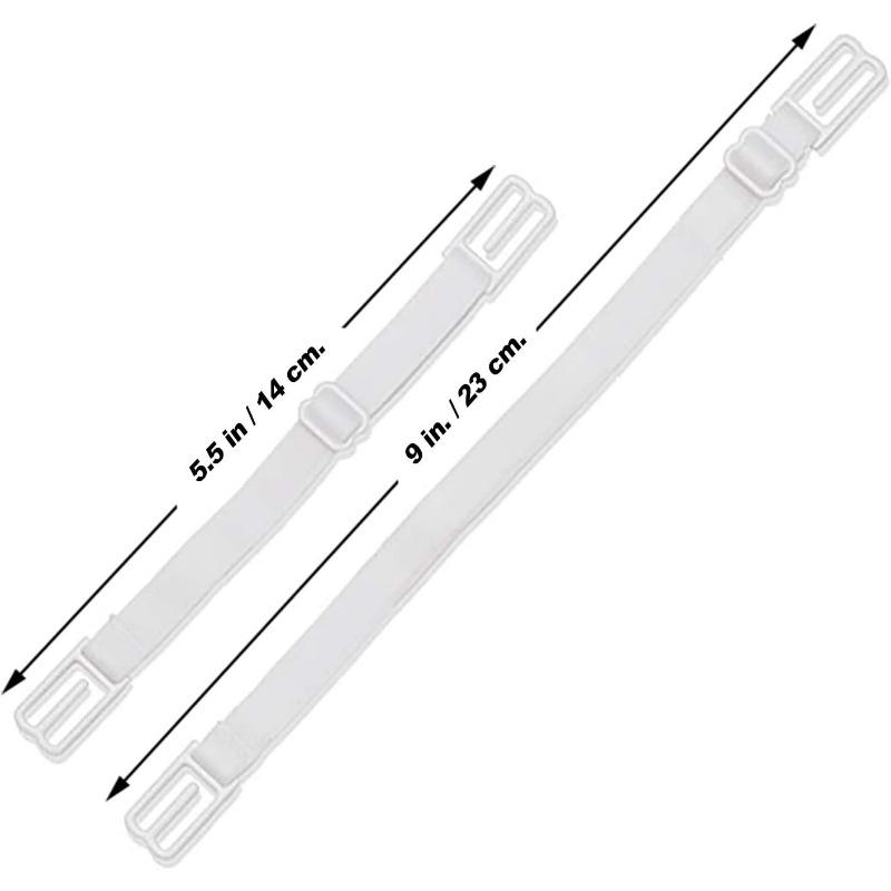 3pcs Women Non-slip Adjustable Elastic Bra Straps, Invisible Shoulder Straps, Back Bra Support