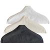 Cotton Linen Hanger Covers Anti Slip Dust Proof Coat Hangers Protector Wooden Dress Hangers Cover Closet Hanger Jeans Hanger