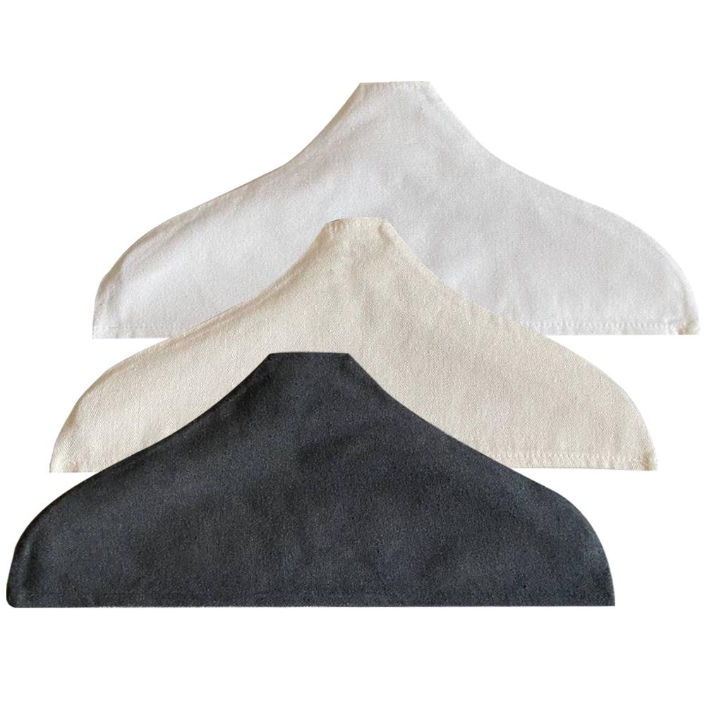 Cotton Linen Hanger Covers Anti Slip Dust Proof Coat Hangers Protector Wooden Dress Hangers Cover Closet Hanger Jeans Hanger