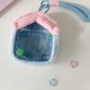Clear Figure Display Bag with Keychain,Portable Doll Storage Bag Carrying Case Pouch Keying Charms for Collectibles
