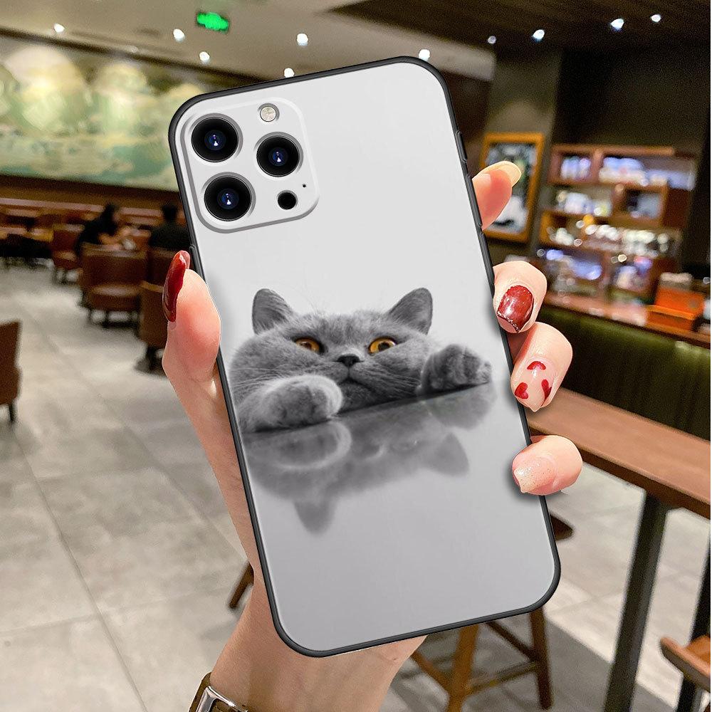 Applicable To IPhone16 Mobile Phone Case New Lion Tiger Elk Cat Animal Case