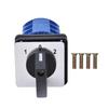 Rotary Changeover Switch 690V 25A 1-0-2 3Position Three Phase Switch Panel Tool