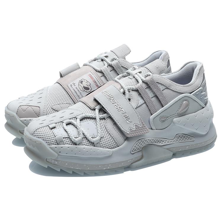 Li Ning CF Trace Textile, Synthetic Leather Cushioning Slip Resistant Abrasion Resistant Breathable Lightweight Low top AGLR065-2