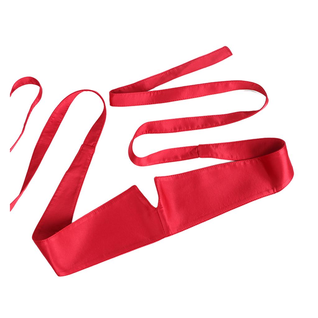 Ladies Underbust Corset Satiny Wide Waist Belt with Self Tie Rope Universal Women Formal Dress Shirt Coat Corset