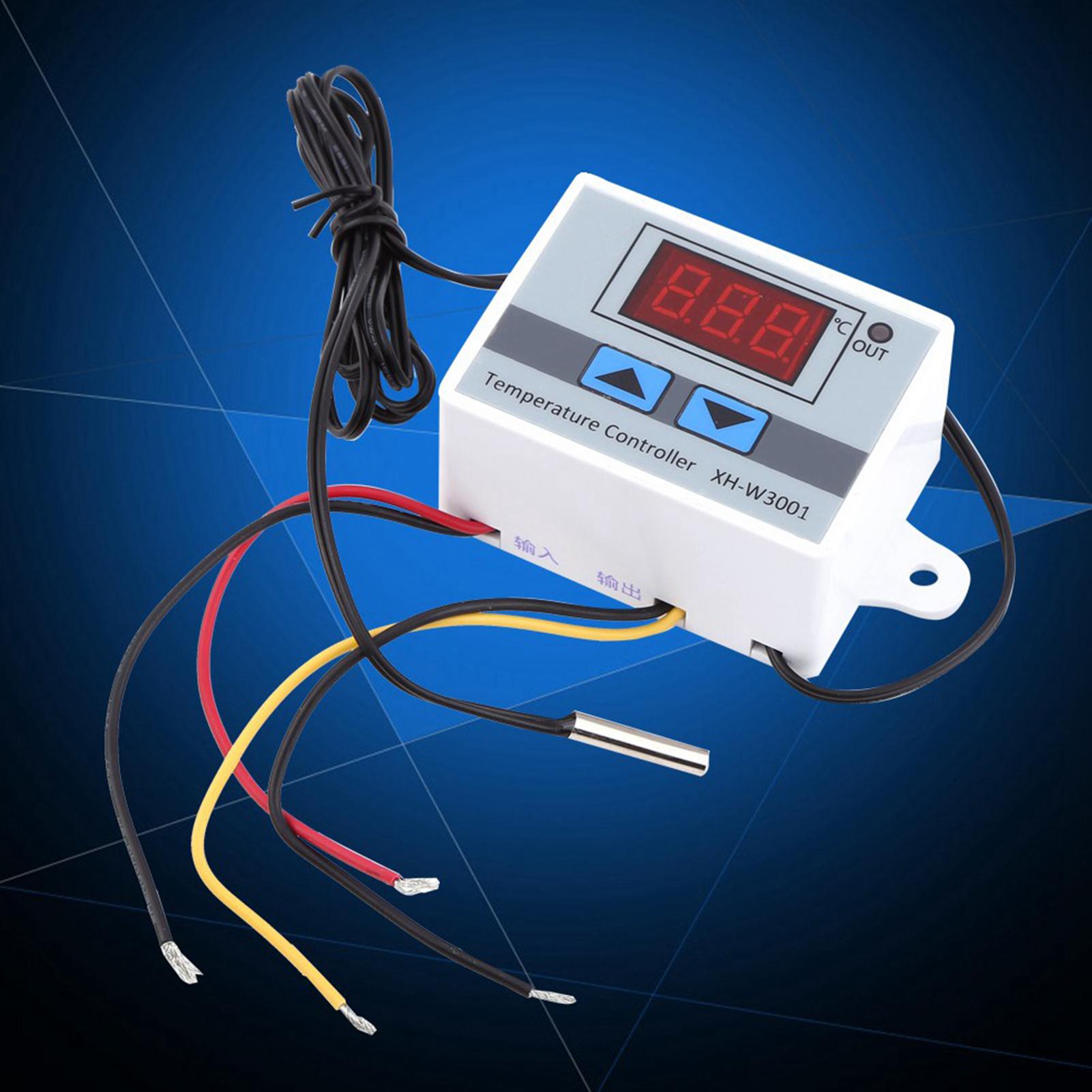 AC220V High Accuracy Digital Thermostat Control Temperature Controller Switch with Probe