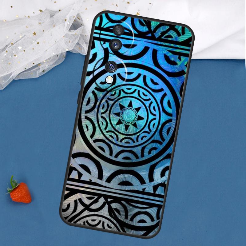 Maori Samoan Polynesian Tribal Case For Honor Magic 8 5 6 7 Pro 200 400 50 70 90 Lite Win RT X8c X8b X9a X9b X9c X9d Cover