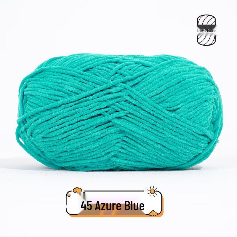 Meng Xiao Ya Matte Chenille Golden Velvet DIY Crochet Doll Bag Kit