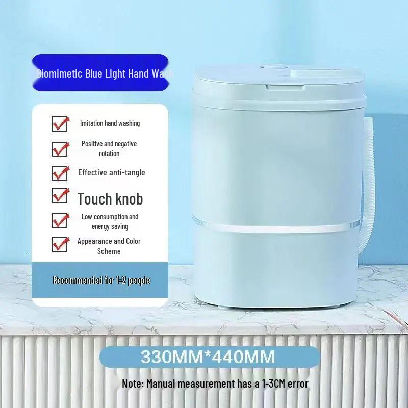 Compact Direct Drive Washing Machine for Dorms & Small Spaces – Ideal for Underwear, Socks & Baby Clothes