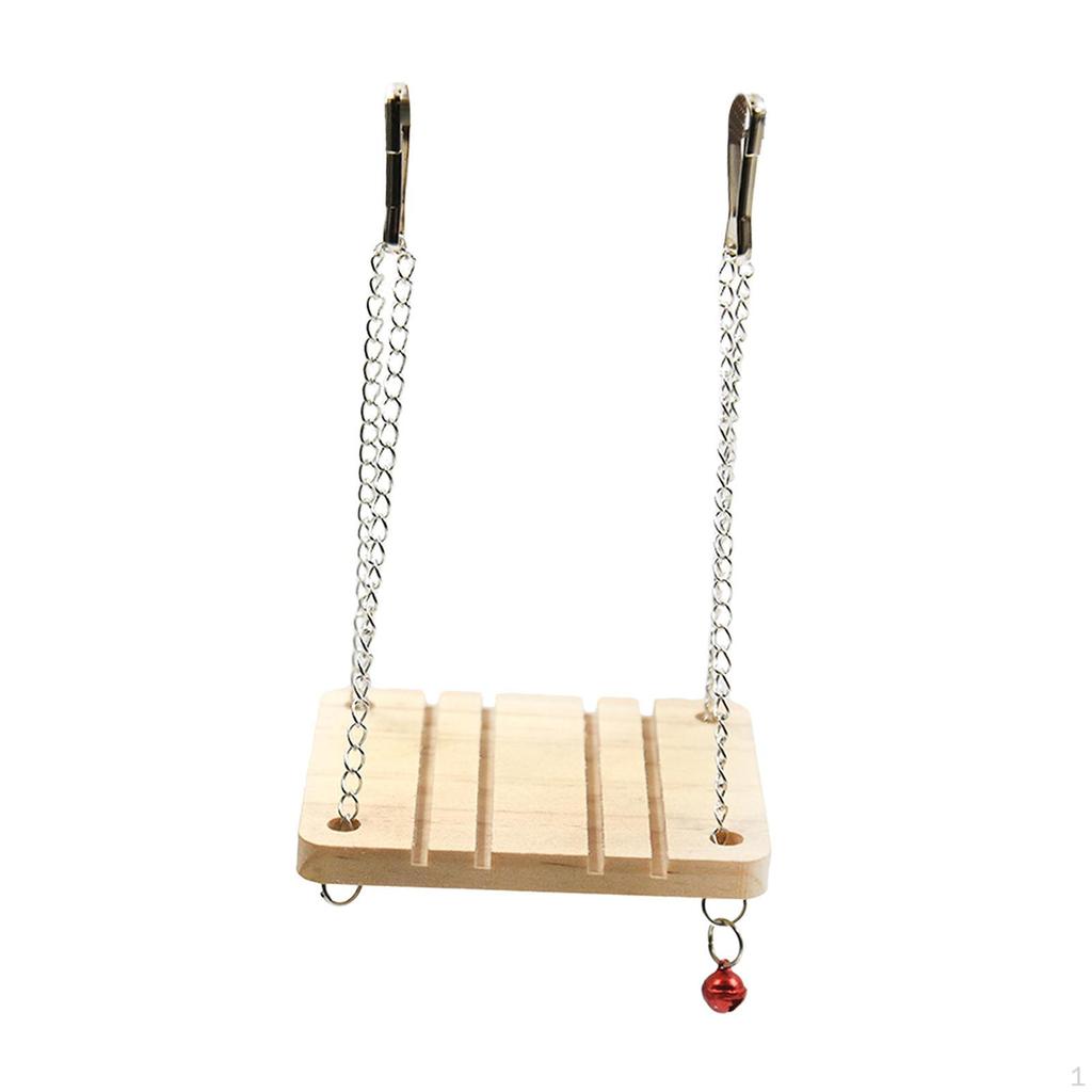 Hamster Swing Toy Climbing Hanging Hammock Decorative Practial Standing Holder for