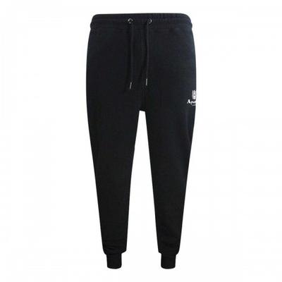 Aquascutum Mens Active Basic Ribbed Jogging Bottoms