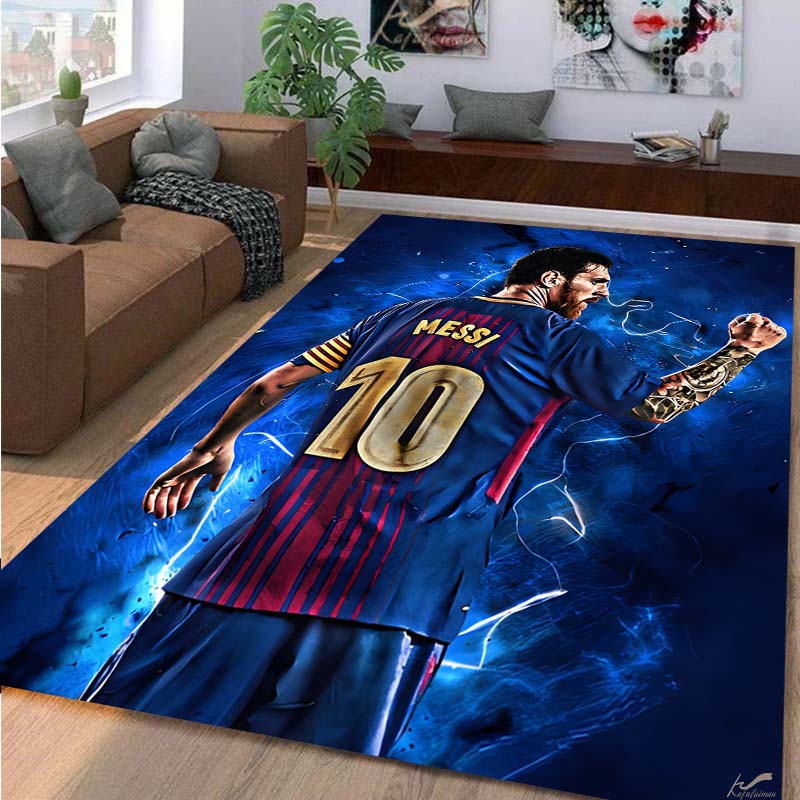 

Football Athlete Carpet For Living Room Bedroom Gift Home Decoration