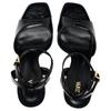 Zara Pu Stylish Minimalist Commuter Ankle Strap Sandals Women Sandals Black 12318510-38