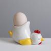 Chicken or Duck Porcelain Eggs Holders Durable And Easy To Clean Eggs Stand Ideal For Home Cooks And Food Enthusiasts