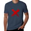 Red X Tshirt Comfortable Daily Wear Tee