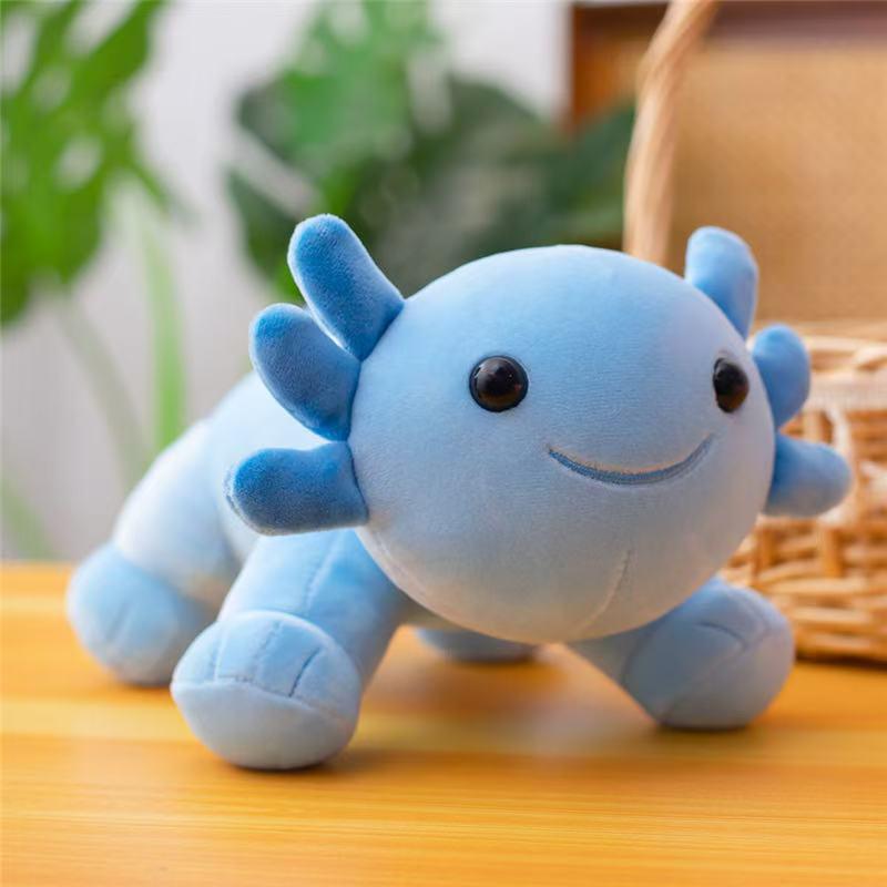 Best-selling Axolotl Plush Toy: Adorable Lying Down Design with Bracelet Attachment