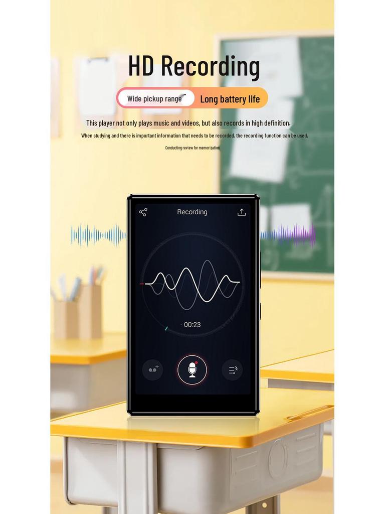 M6 4" Full-Screen MP3/MP4 Player: Portable Music, E-books, Novels