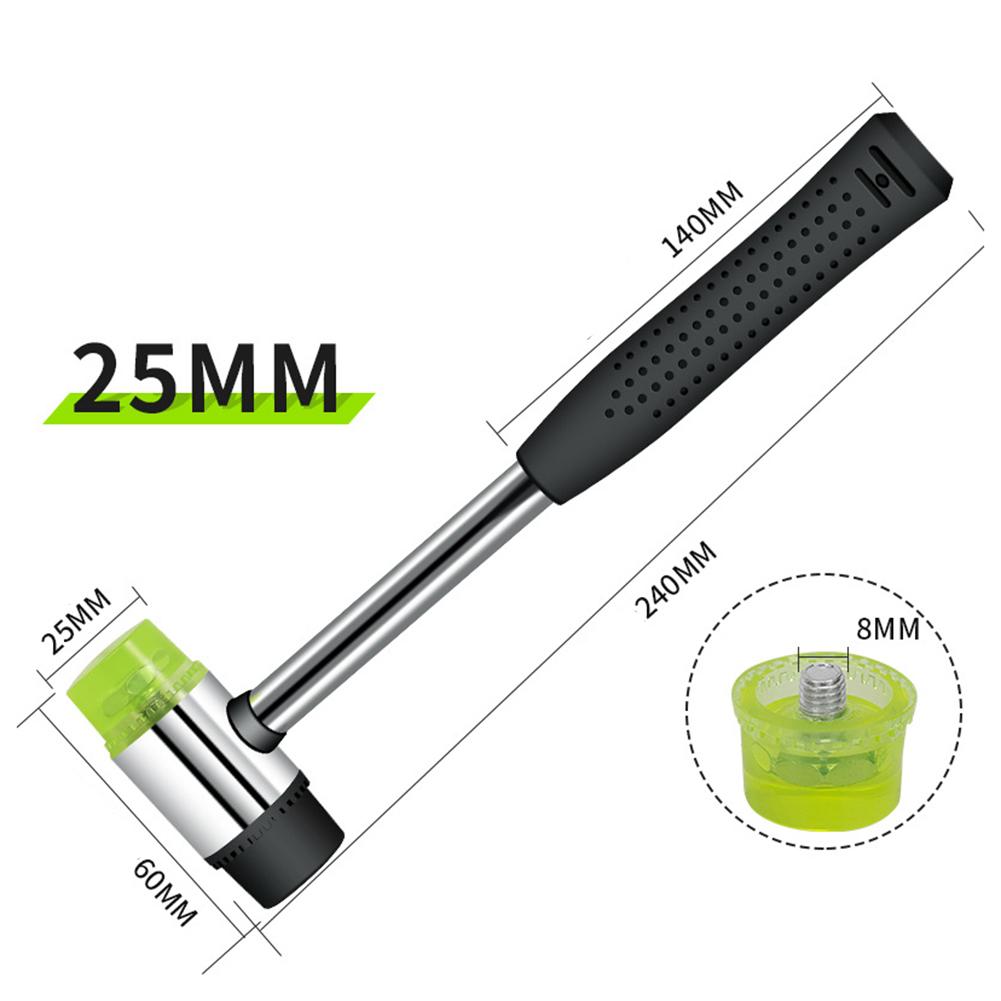 

30MM 35M 40MM Rubber Hammer Woodworking Hammer Installation Hammer Black Green Iron Assembly And Fixing. Carpentry Repair
