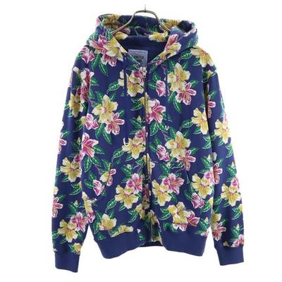 GENTLEMAN Made In Japan Floral Long Sleeve Zip Hoodie M Men's Used