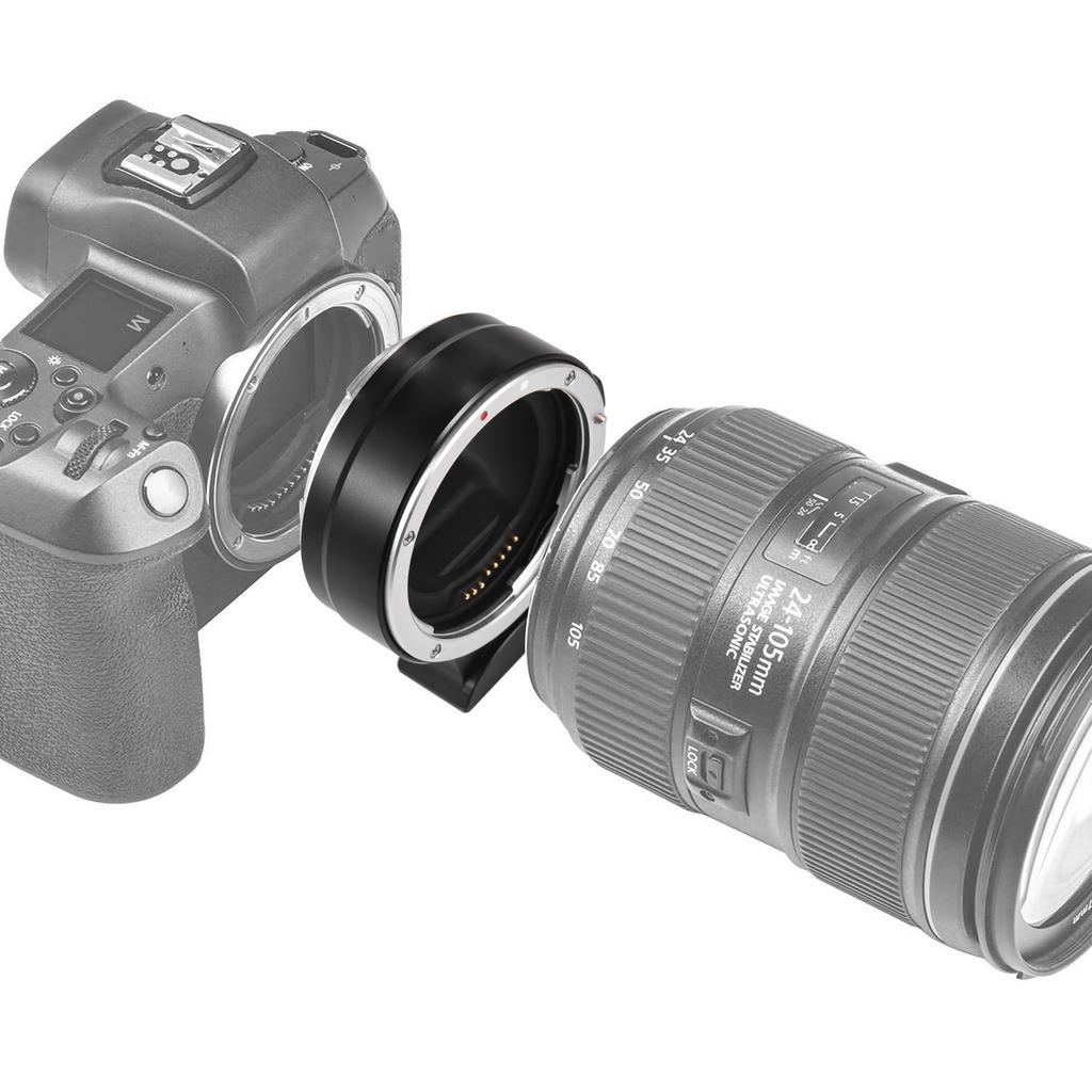 Camera Lens Adapter Ring Autofocus IS Image Stabilization EF EF S Lens to R RF Mount Adaptor for Full Frame Cameras