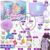 Advent Calendar 24 Windows For A Little Princess Mermaid Wallet