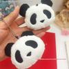 Cute Big White Panda Plush Pendant - Cartoon Brooch & DIY Backpack Decoration