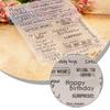 Klarstempel Englische Wörter Transparenter Siegelstempel Geburtstagswünsche Silikonstempel für Kartenherstellung Scrapbooking Dekoration