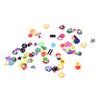 1000pcs 3D Fruit Animals Fimo Slice Clay DIY Nail Art Tips Sticker Decoration
