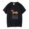 Funny OCD Christmas Disorder Reindeer T-shirt