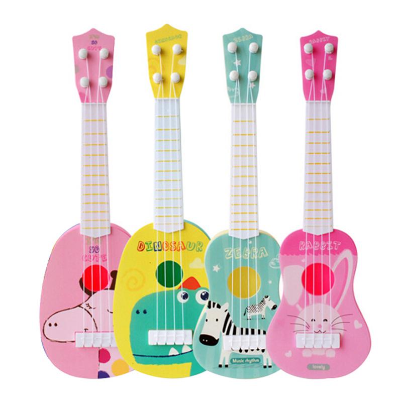 Funny Ukulele Musical Instrument Kids Guitar Montessori Toys Education Gift