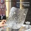 Transparent Square Fruit Tray Living Room Nut Snack Plate Candy Food Storage Tray Party Table Bone Disc