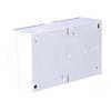 Socket with grounding, 2-fold, n/t, IP54 AQGZ1-2/11a Aquarius white, flap