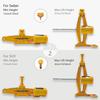 Portable 3 In 1 DC12V 3T Household Electric Car Jack 120-370/420mm Lifting Jack Scissor Jack with Electric Wrench and Comprssor