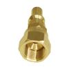 Elegant Brass Pipe Fitting Adapter Sturdy Brass Reducing Adapter For 3/8 Inch Female To 1/4 Inch Male Connection