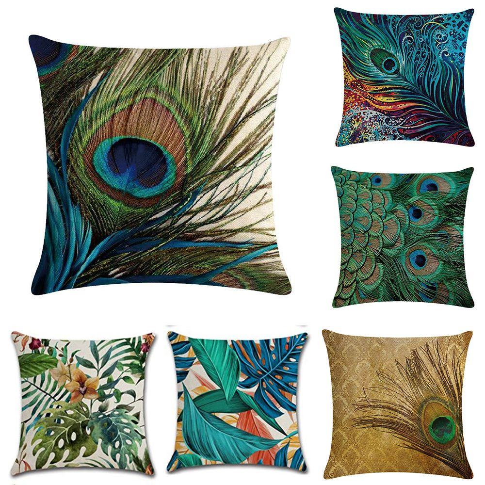 peacock pillow cases