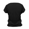Women's Fashion V-neck Solid Color Hollow Short Sleeve Top T-shirt Summer