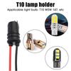 1-10 szt. T10 W 5W Auto Wig Żarówka Gniazdo Złącze Uchwyt Przedłużacz Lampa LED Podstawa Żarówki Uchwyt Wtyczka Żarówki Klinowa Podstawa