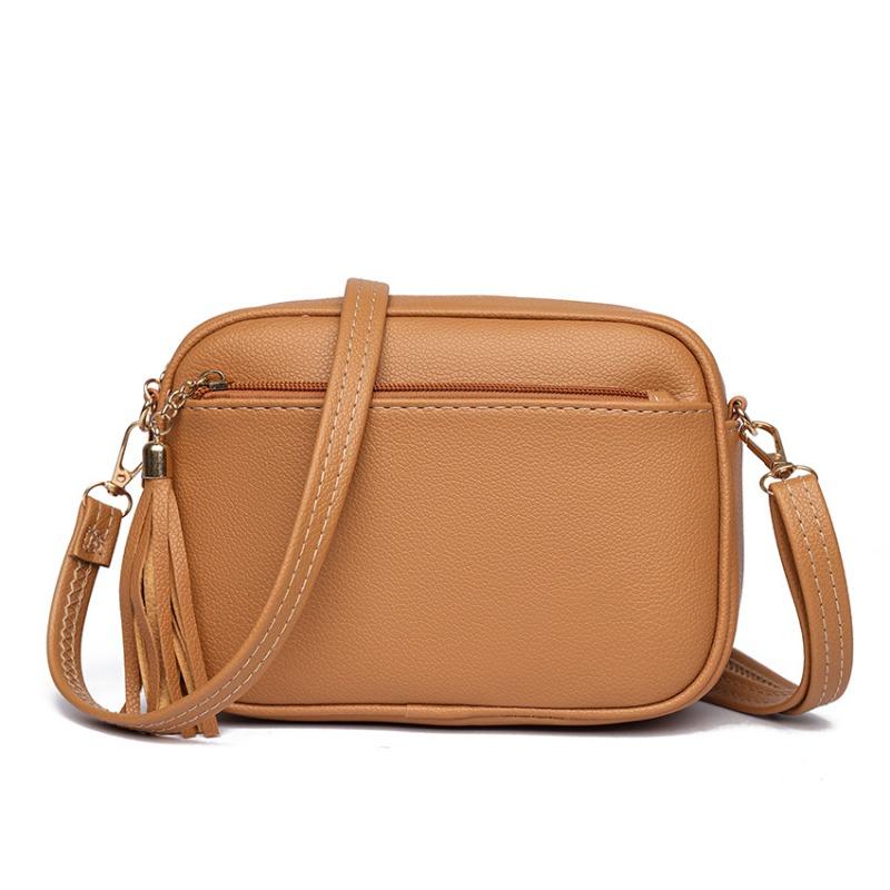 Trend women's bags New solid color messenger bags Women's small bags Women's shoulder bags Small square bags