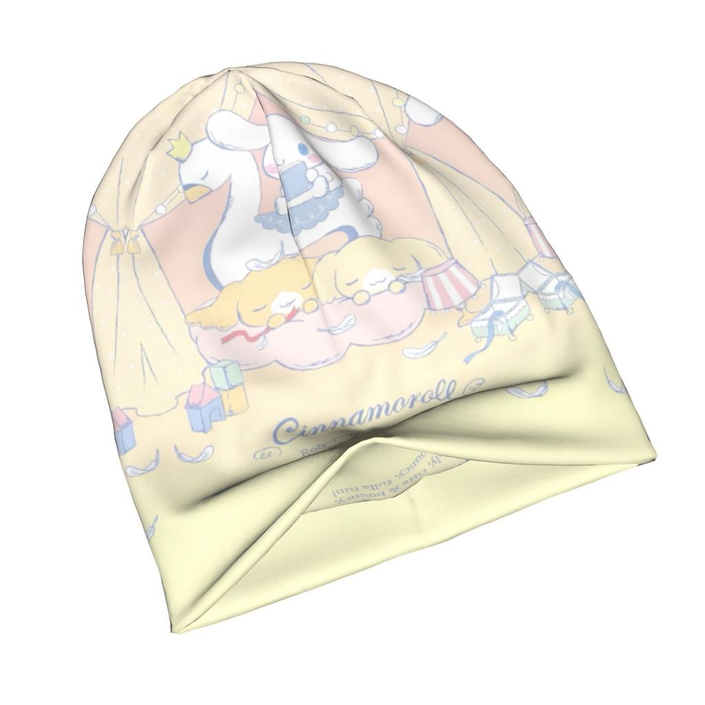 Cinnamoroll with Swan Adult Fashion Beanie That Transitions Effortlessly from Morning Commutes To Evening Walks While Maintaining a Clean Urban Look