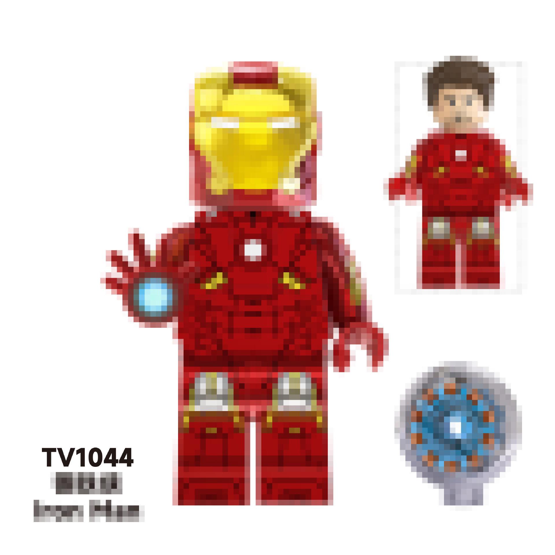 TV6206 Superhero Series Loki & Iron Man Building Blocks Toy
