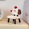Internet Celebrity Cute Desktop Phone Holder - Soft Rubber Small Chair for Bedside or Desk, Ideal for Watching Shows.