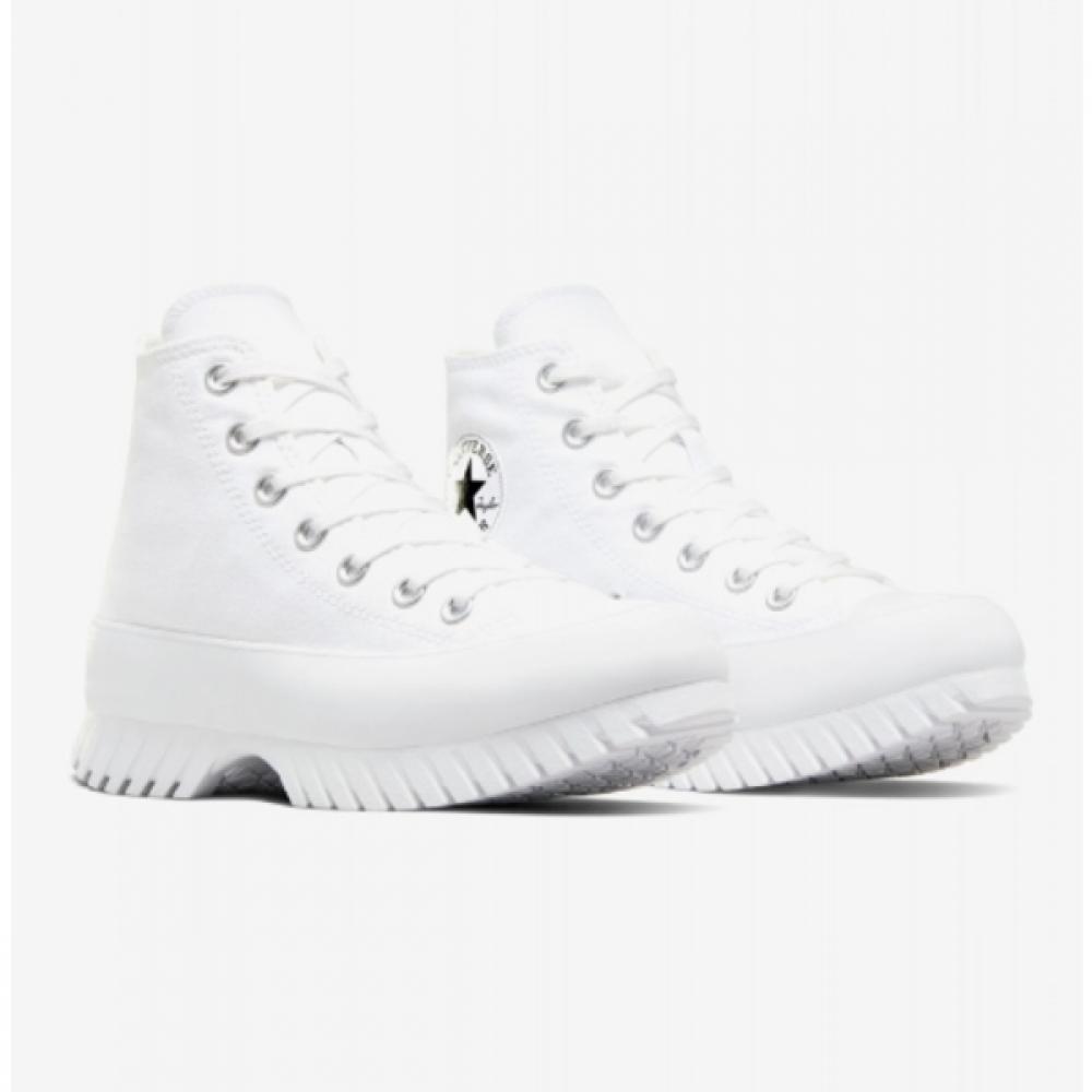 Converse Rugged High Top Canvas Sneakers White A00870c