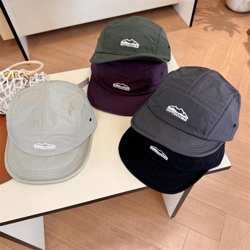 Japanese Breathable Short Brim Baseball Cap Men Women Quick-drying Foldable Soft Hip-hop Caps Summer Outdoor Camping 5-sided Hat