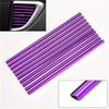 10pcs 7.87 Inches Fit For Car Air Conditioner Outlet, Decorative U-Shaped Molding, Car Styling Door Edge Corner Protector