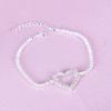 Trendy Rhinestone Heart Claw Chain Anklet for Women - European & American Style