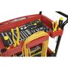 Iris Ohyama Tool Wagon Hard with Handle Red HDW-3H