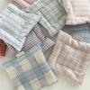 Washable Thick Placemats With Checkered Striped Dot Design Heat Insulation Table Protectors Coasters Small Cushions