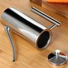 304 Stainless Steel Oil Can Olive Oil Soy Sauce Oil Pot Leakproof Seasoning Container Kitchen Storage Cooking Tool 500&700ML